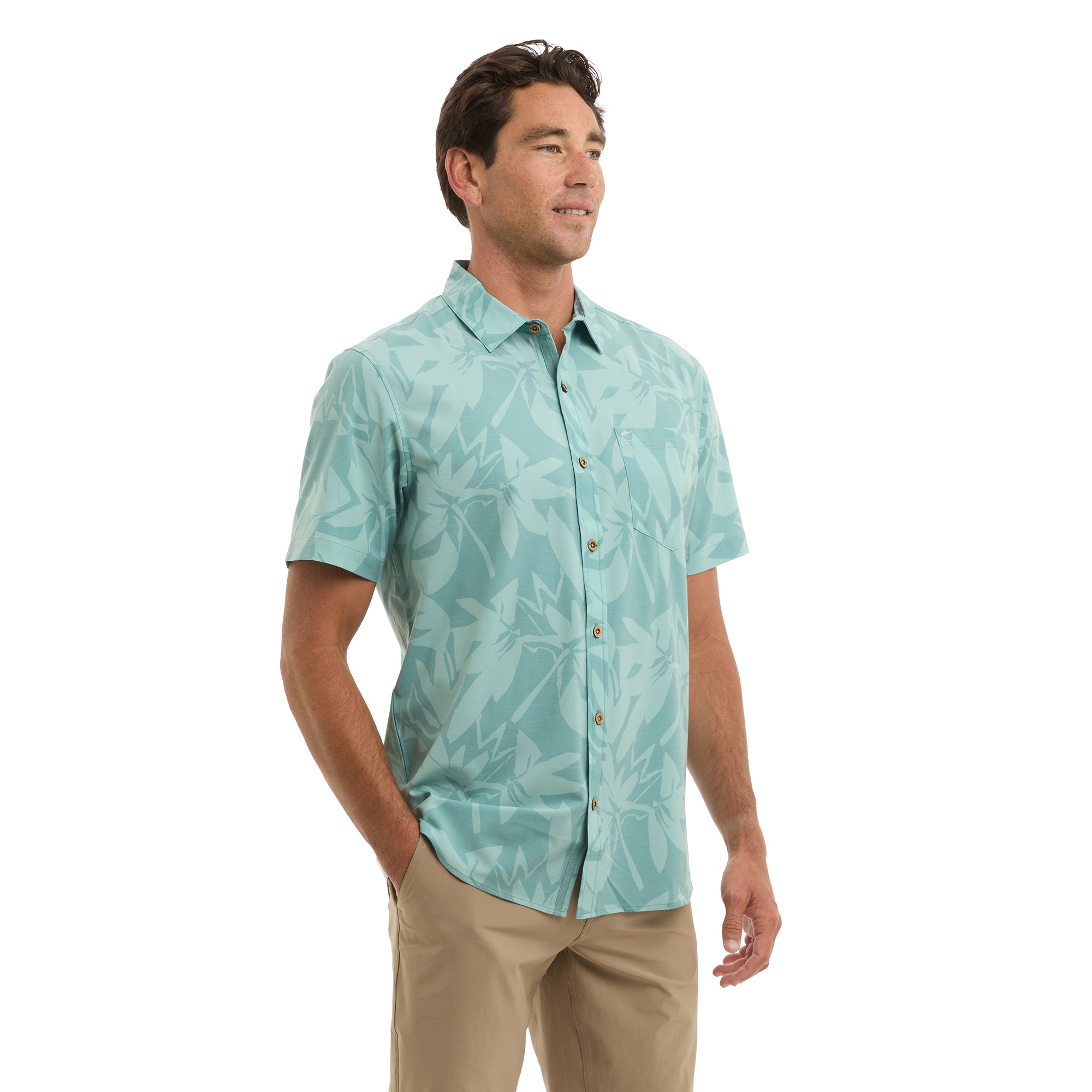Pelagic Topshot camicia uomo salvia protezione UV
