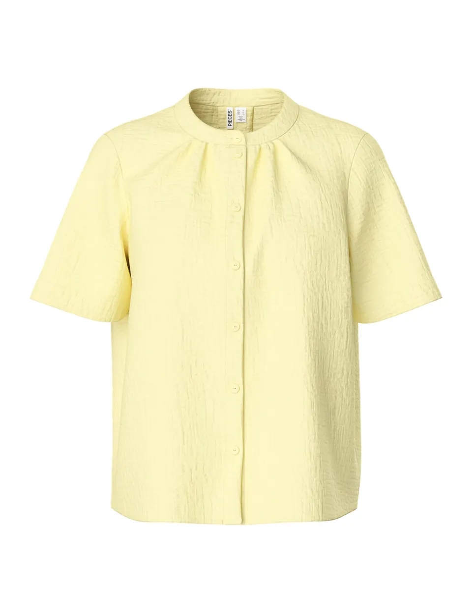 Pieces Pcsastina Shirt camicia donna maniche corte cotone