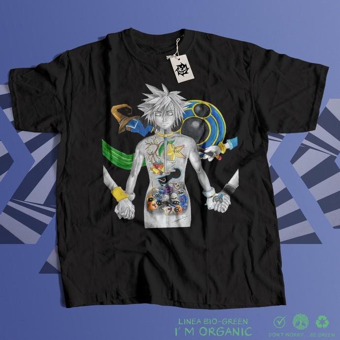 Yuna Sora Tribe-Tee Anatomy maglietta unisex cotone
