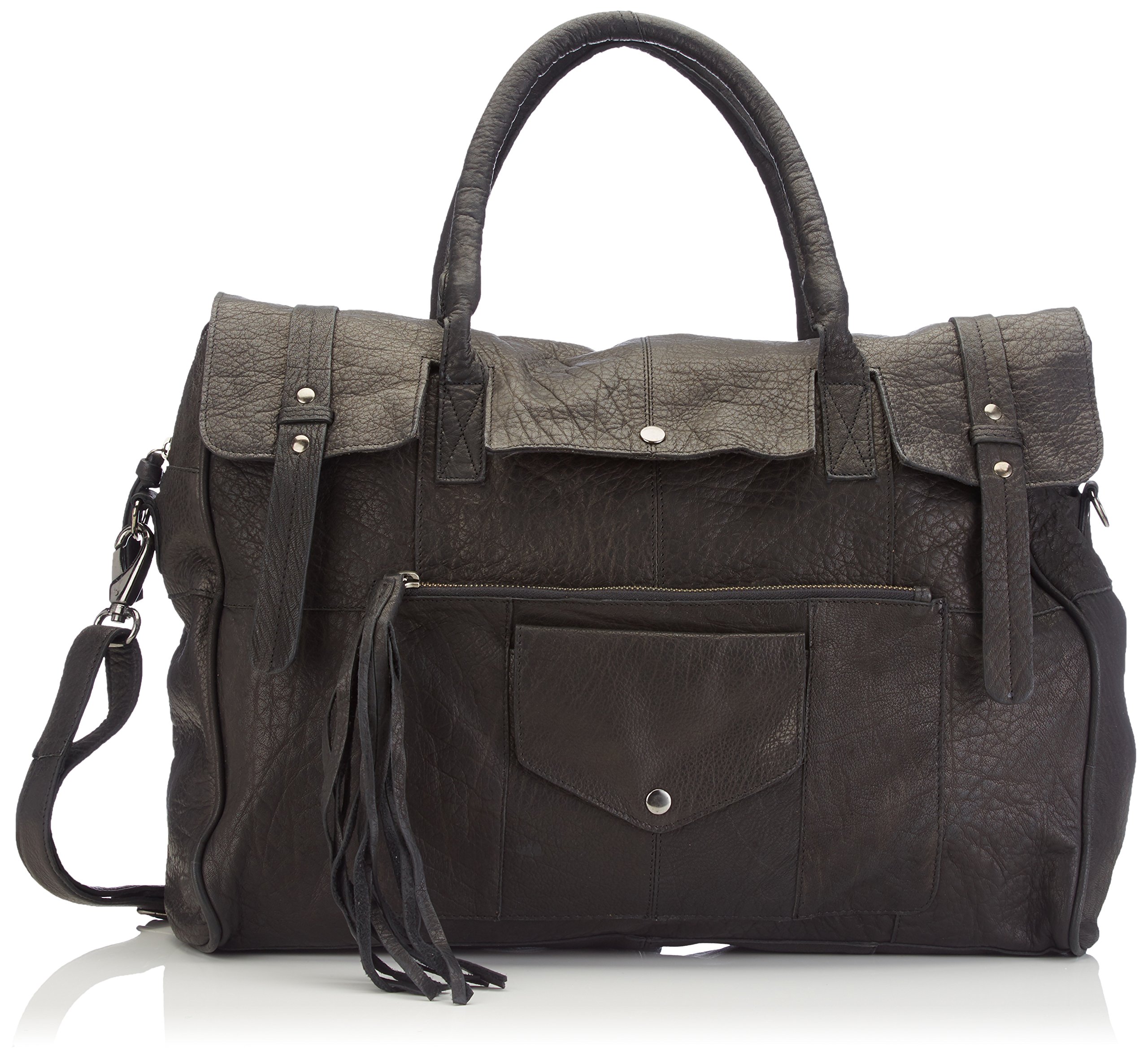 Pieces Pcrancy borsa donna pelle nera