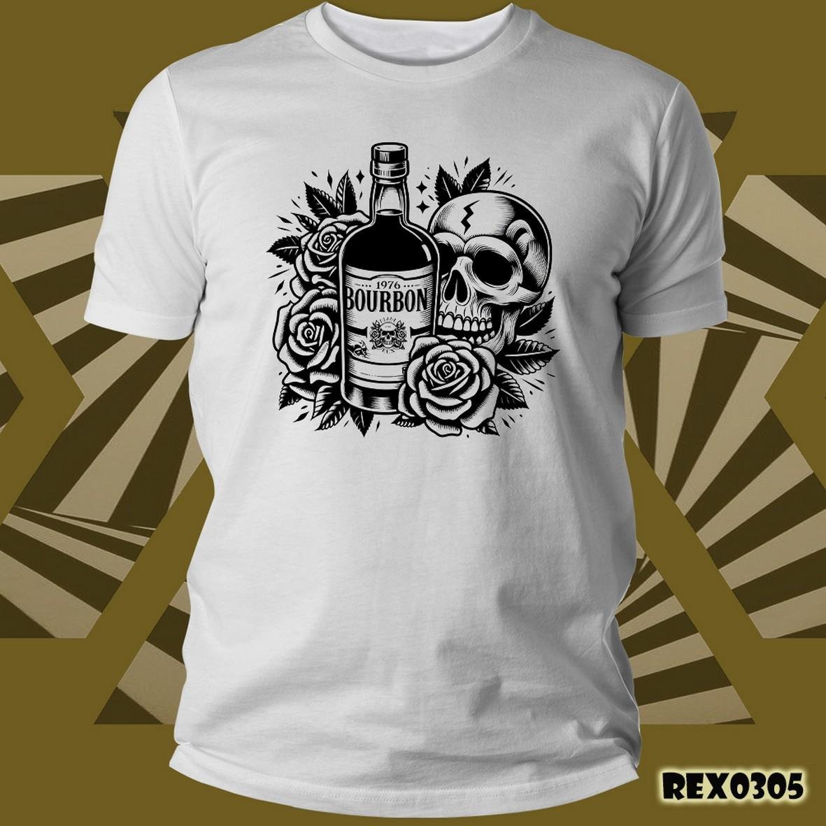 Matrix Music Store Rex Diaul D'Un Rex-Bourbon T-shirt unisex