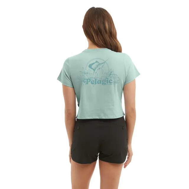 Pelagic Tropic Sea Ws t-shirt donna cotone salvia