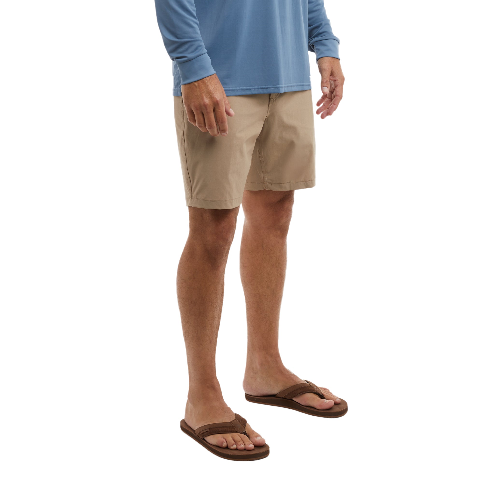 Pelagic Mako pantaloncini uomo kaki scuro elasticizzati