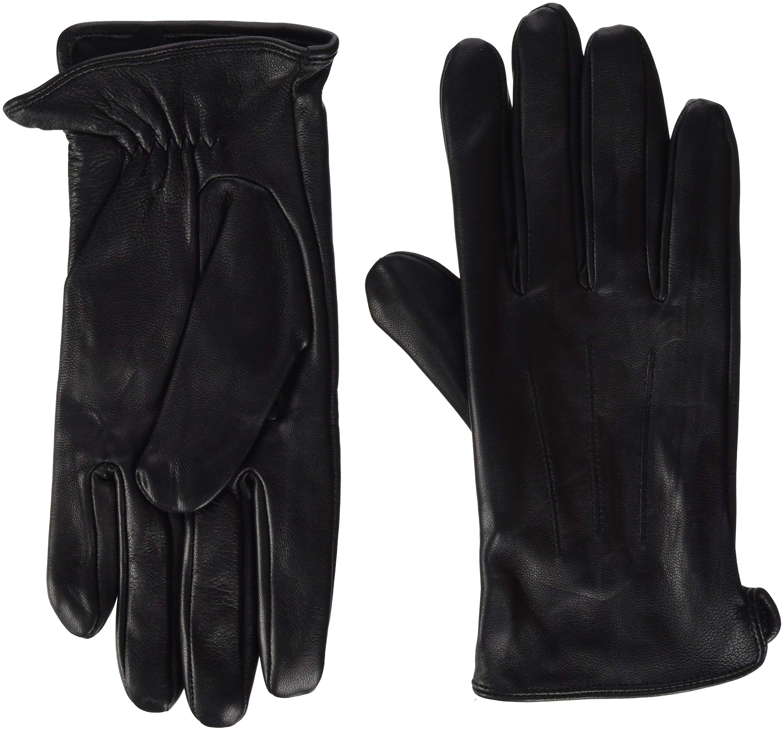 Pieces Pcnellie Leather Glove guanti donna pelle neri