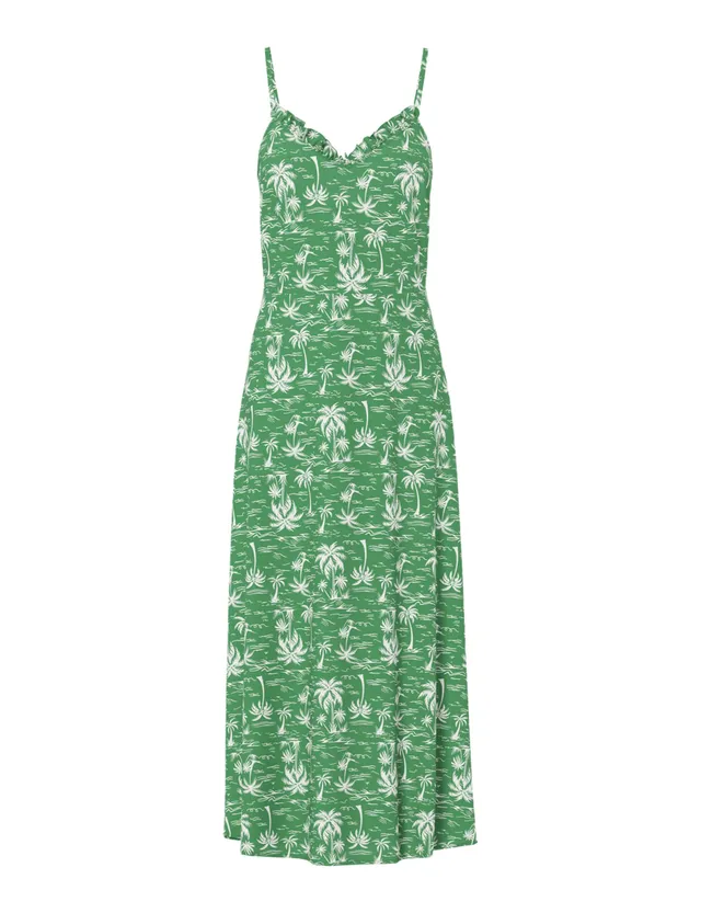 Pieces Pcnya Slip Ankle abito donna lungo sottoveste