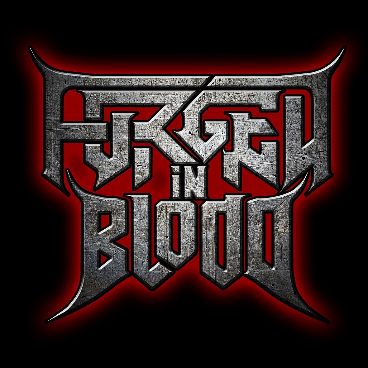 Matrix Music Store Forged in Blood Logo t-shirt cotone organico