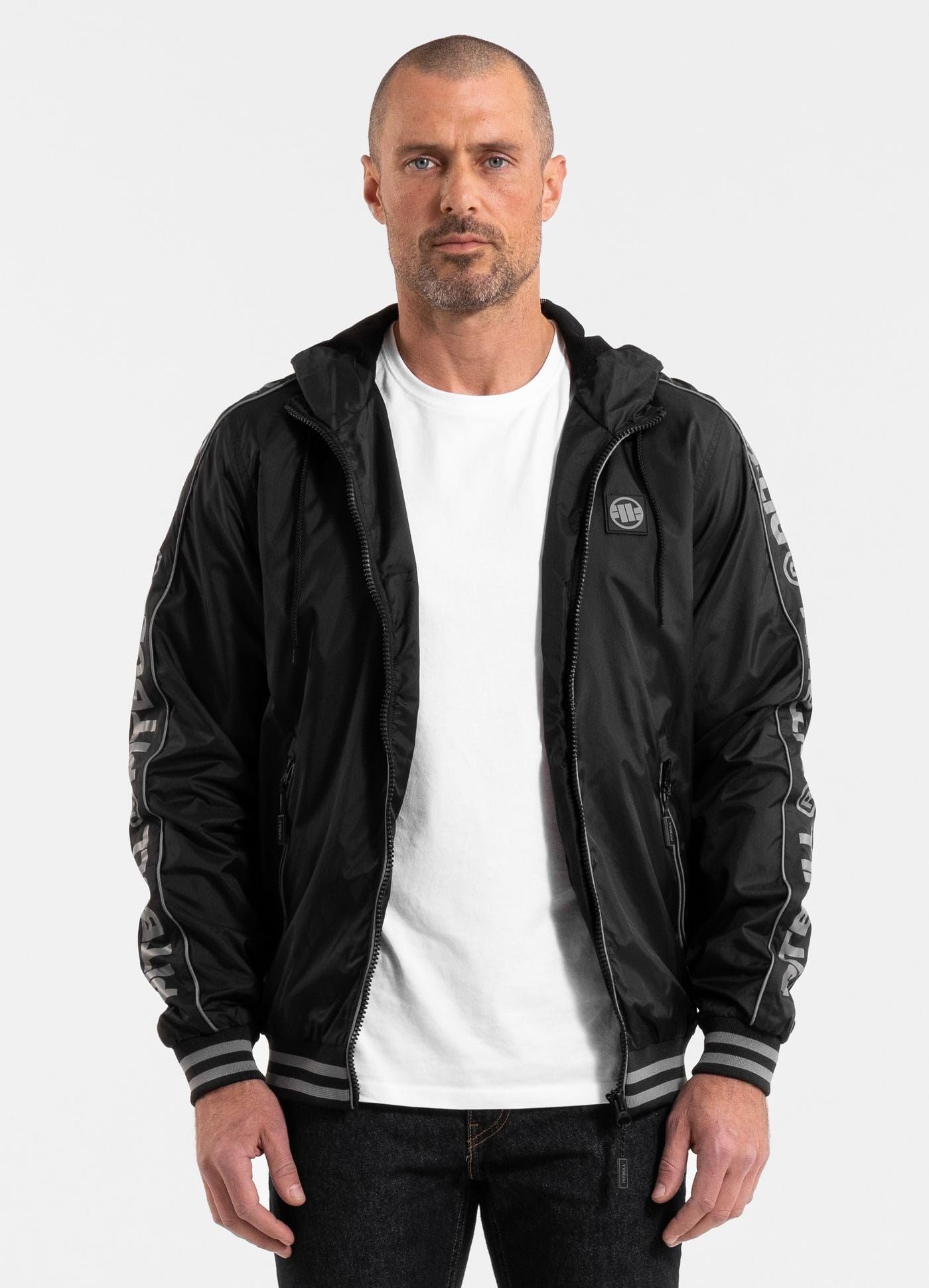 Pitbull Whitewood giacca uomo cappuccio antivento