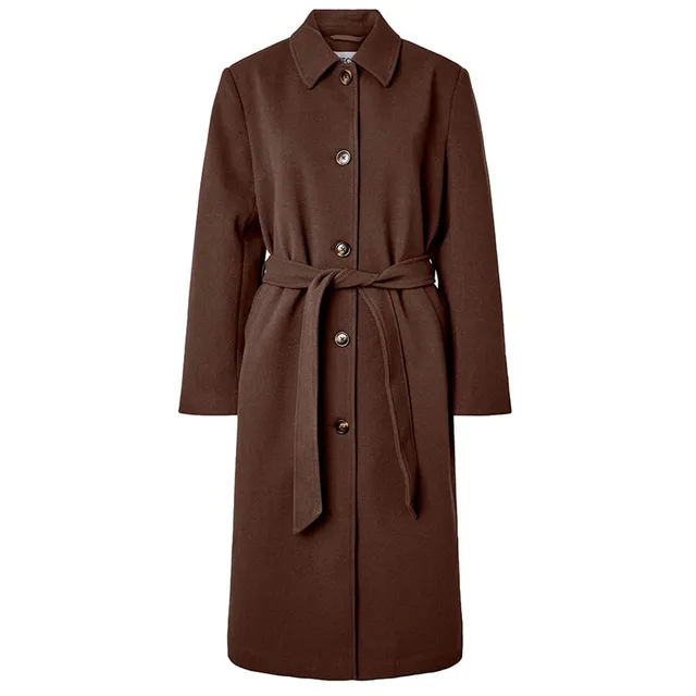 Pieces Aya cappotto lungo 2XL con cintura