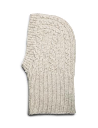 PIECES Pcjisa Balaclava Passamontagna Donna Grigio Scuro