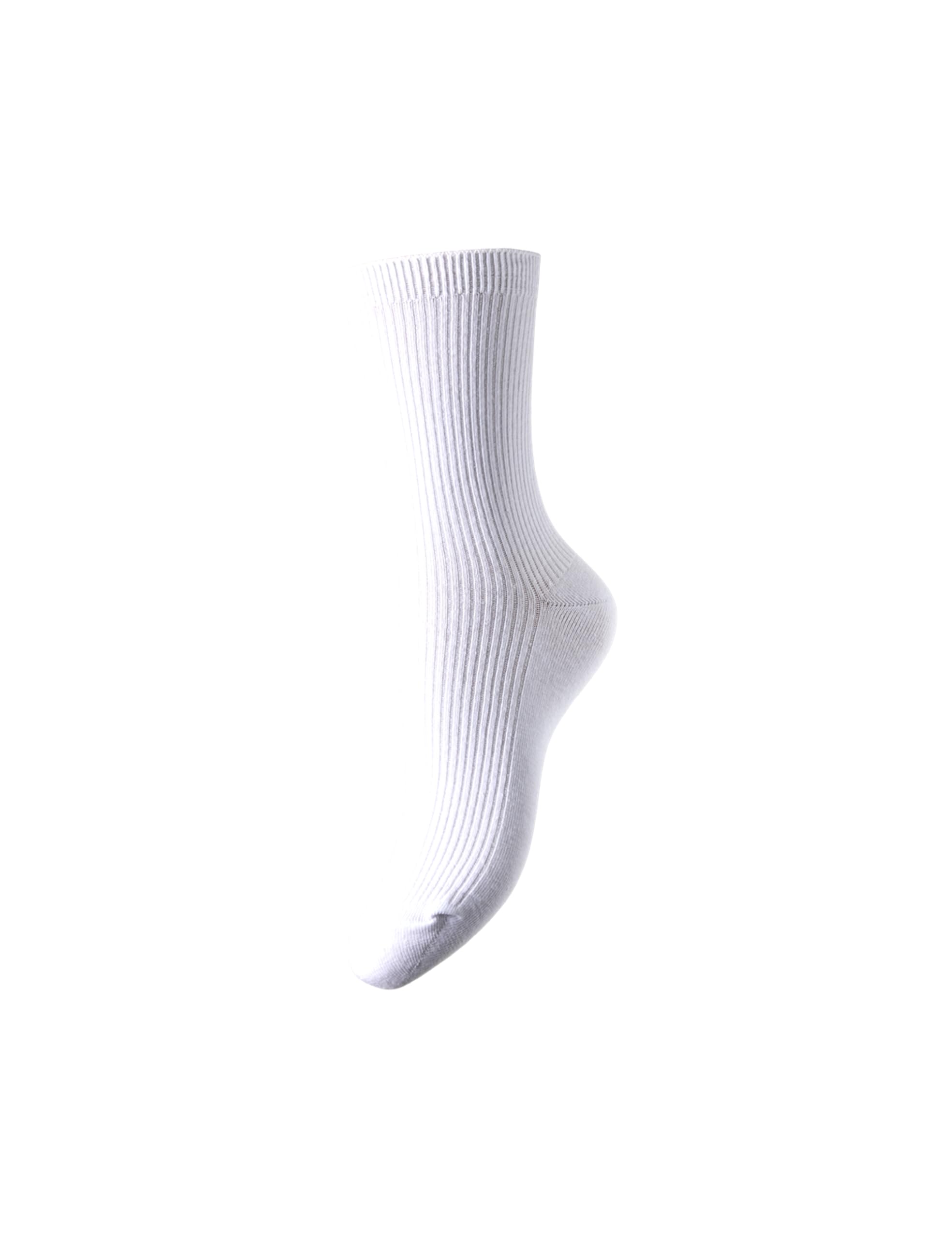 Pieces Pcmarta Socks Noos BC calzini donna bianchi