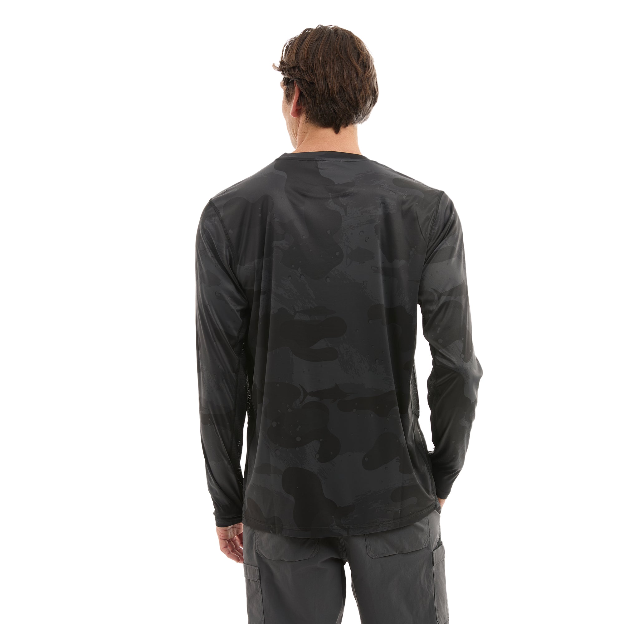 Pelagic Vaportek maglia pesca nera UPF 50+