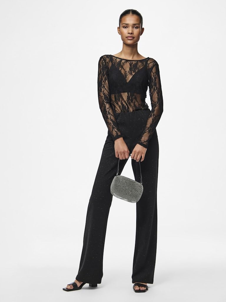 Pieces Pcpaige HW Flared pantaloni donna XS svasati