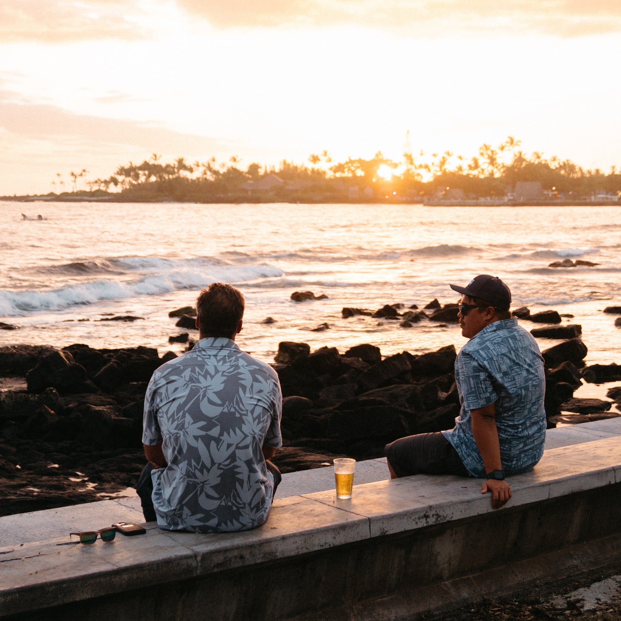 Pelagic Topshot camicia uomo petrol UPF 50+