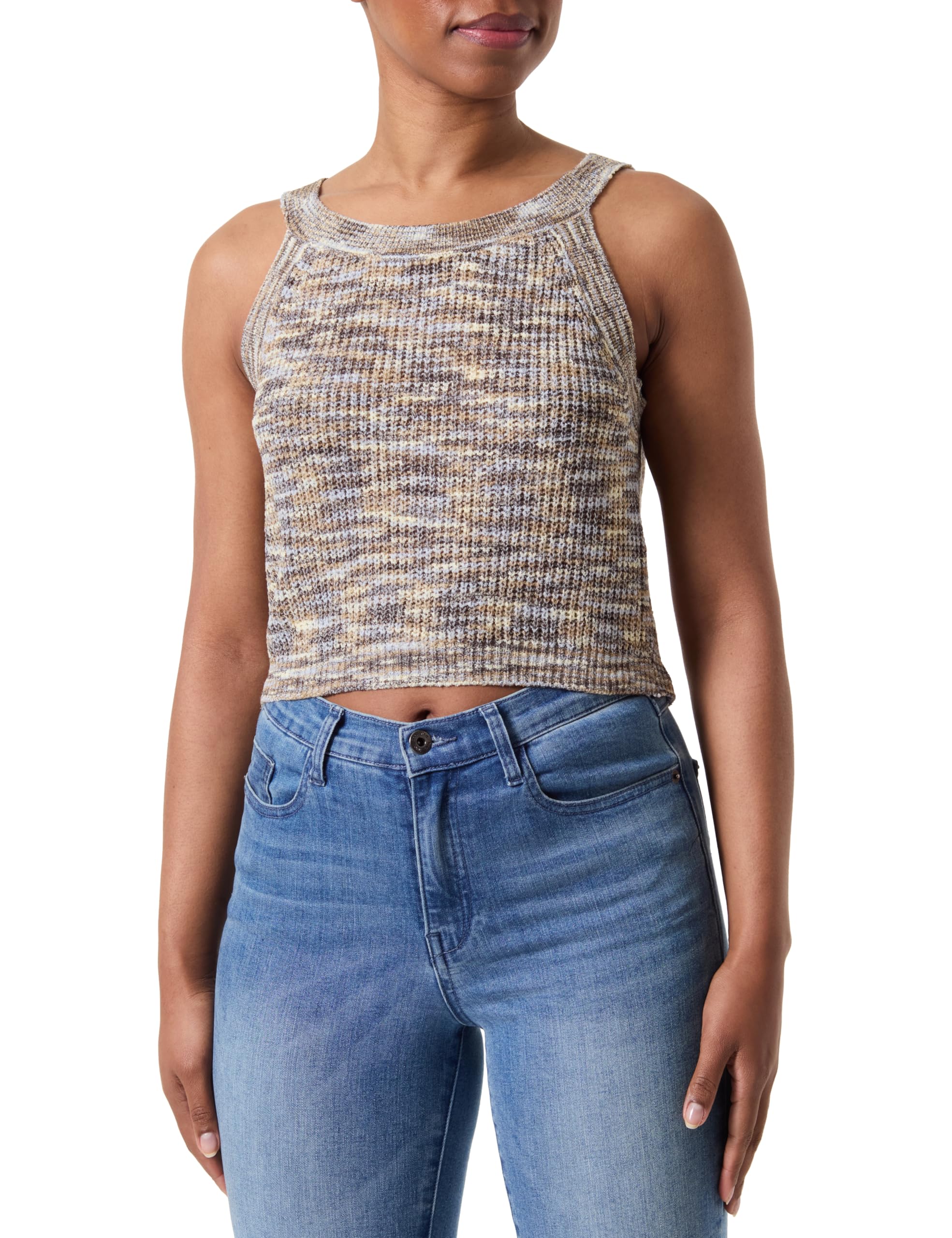 Pieces Pckera SL Cropped top in maglia smanicato
