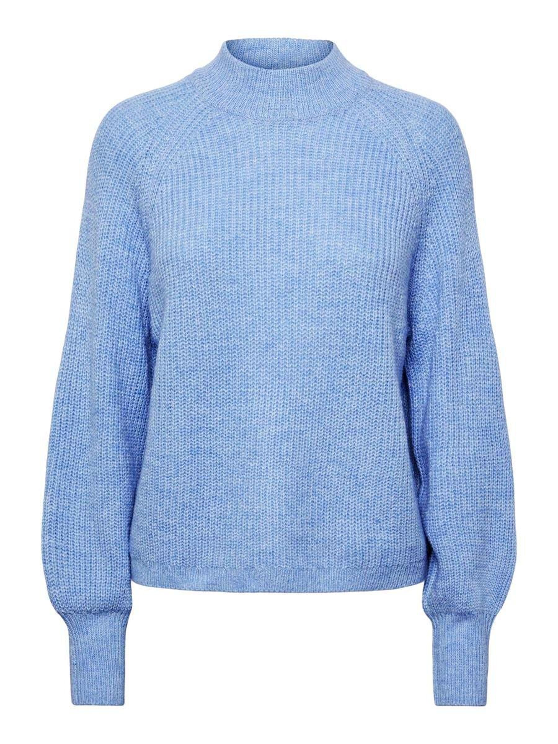 PIECES Pcnatalee LS O-Neck Knit Noos BC maglione XS azzurro