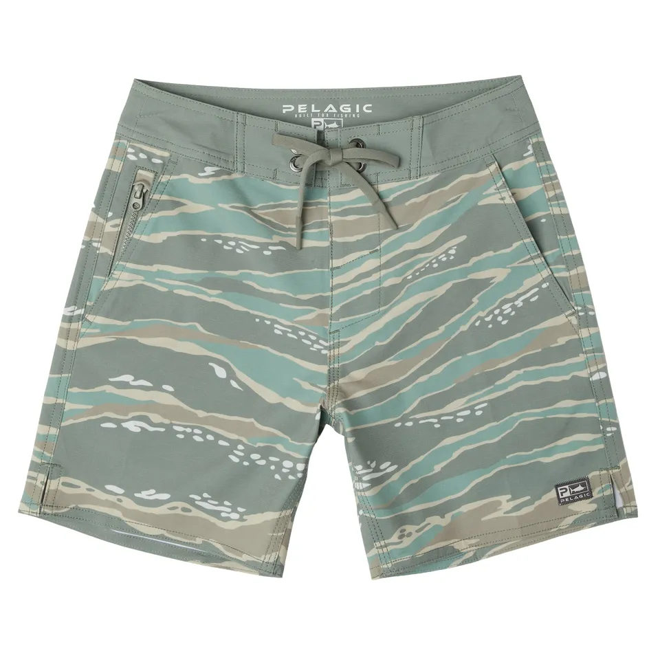 Pelagic Youth Ledge costume ragazzo verde mimetico