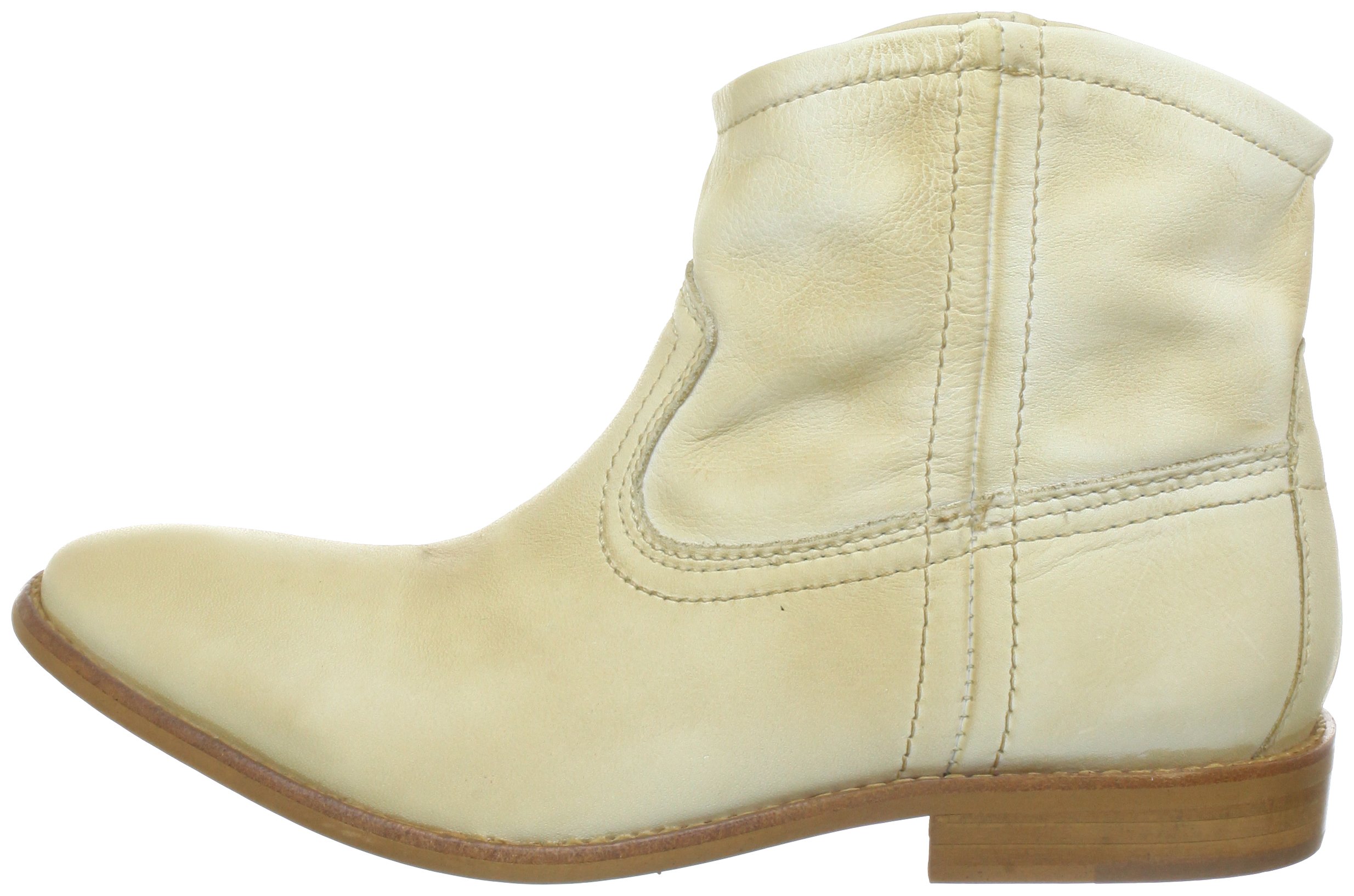 Pieces Centa Leather Boot Cognac stivali donna pelle senza chiusura