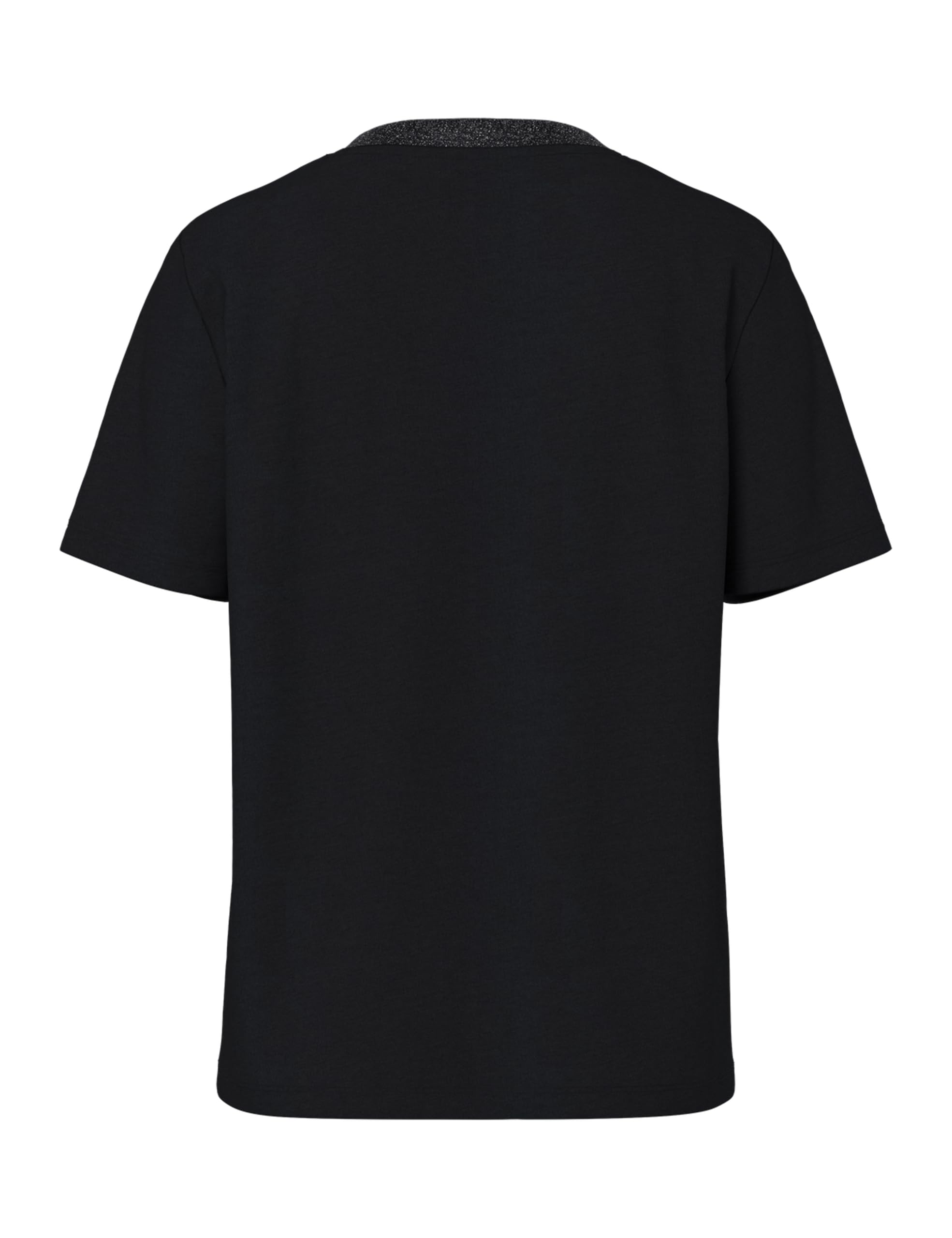 Pieces Pcria SS Lurex Neck Tee Jrs Noos BC t-shirt donna