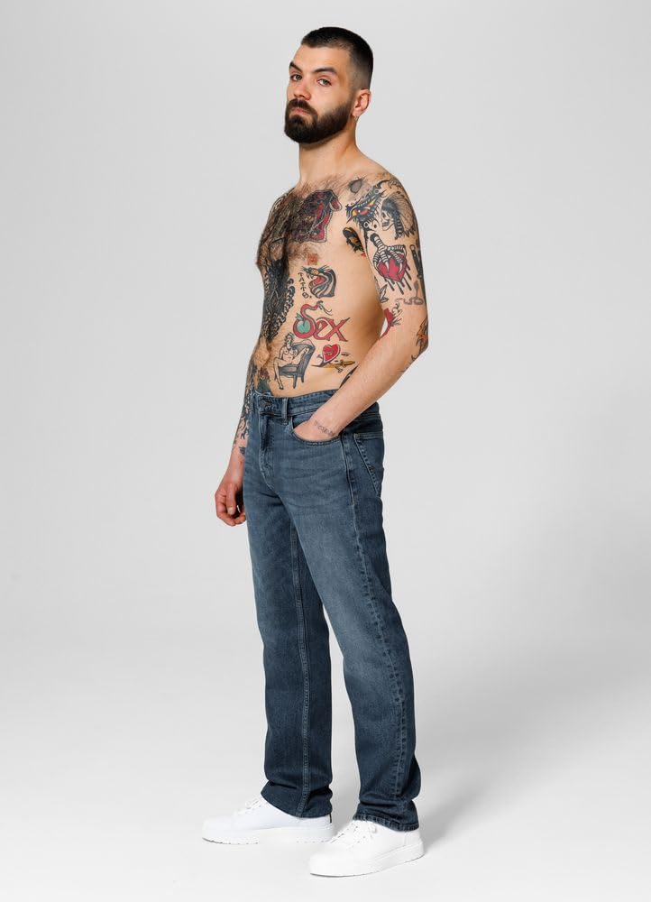 Pitbull Regular Fit Classic Straight jeans uomo cotone
