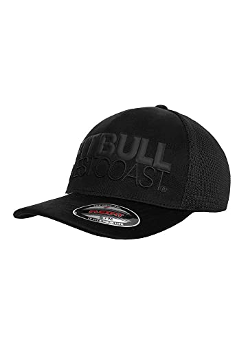 Pitbull TNT berretto baseball mesh nero S-M cotone