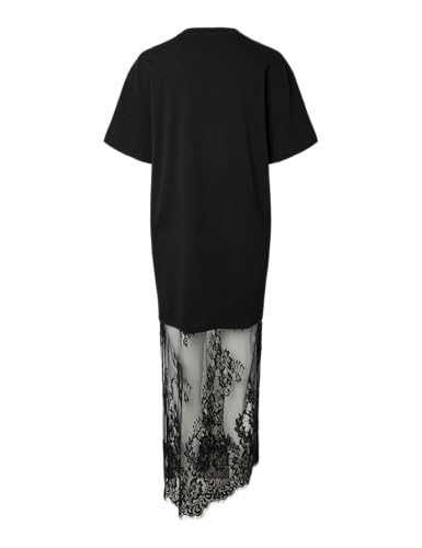 Pieces Pcmave SS Lace Long Dress Jrs D2D vestito taglia XL pizzo