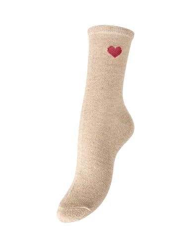 PIECES Pcnolia Lurex calzini donna neutro taglia unica