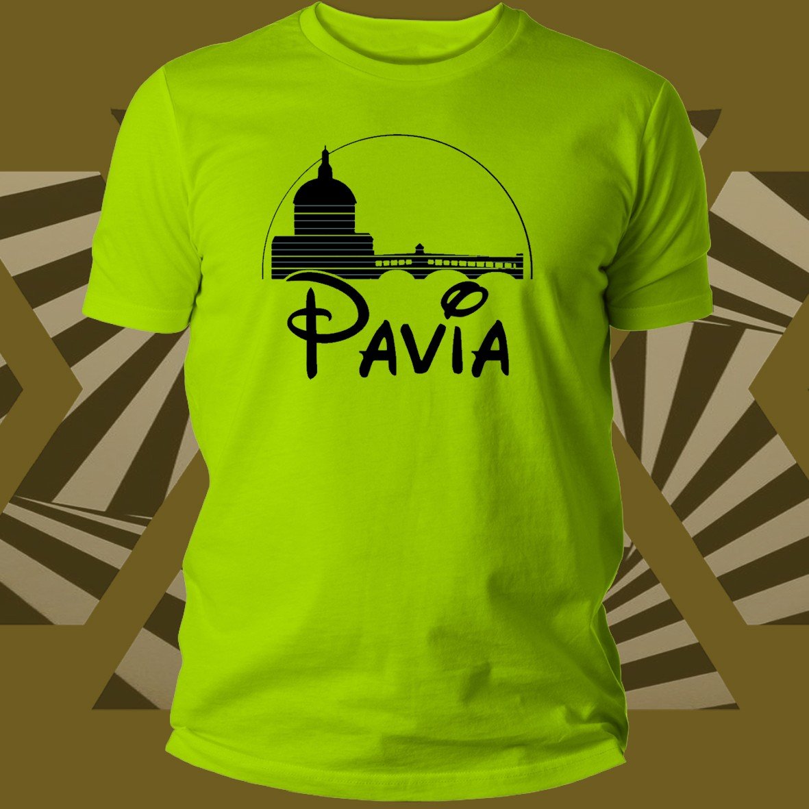 Matrix Music Store Pavia Pavialand T-shirt cotone unisex