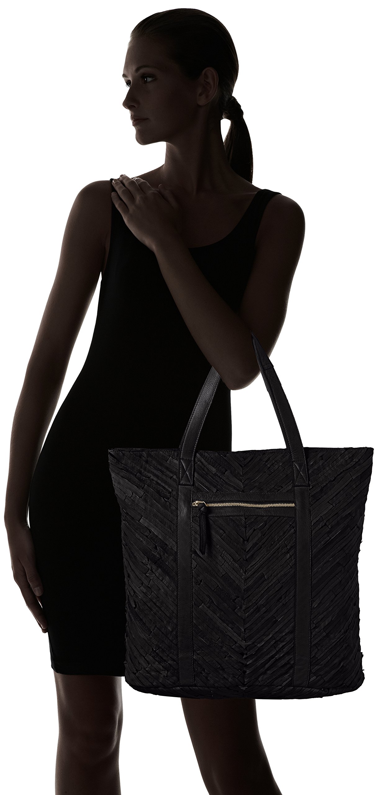 Pieces Pcpiper Leather shopper pelle donna