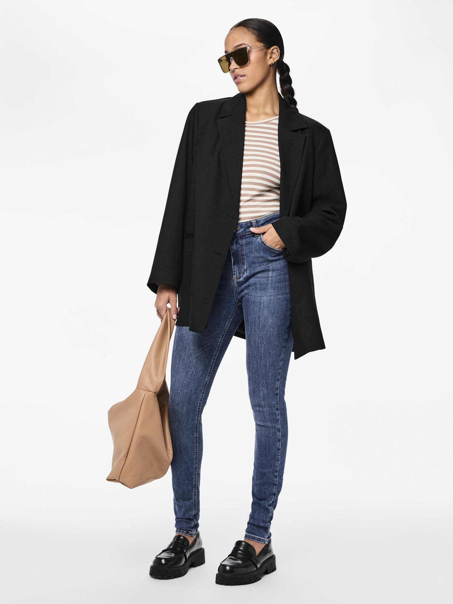 Pieces & Peace jeans donna XS 32L cotone uso quotidiano