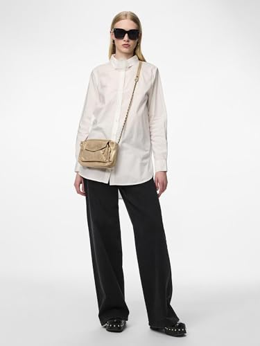 Pieces Pcnaina borsa cartella donna tracolla pelle