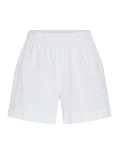 Pieces Pcmuna MW Shorts pantaloncini blu di cachemire corti