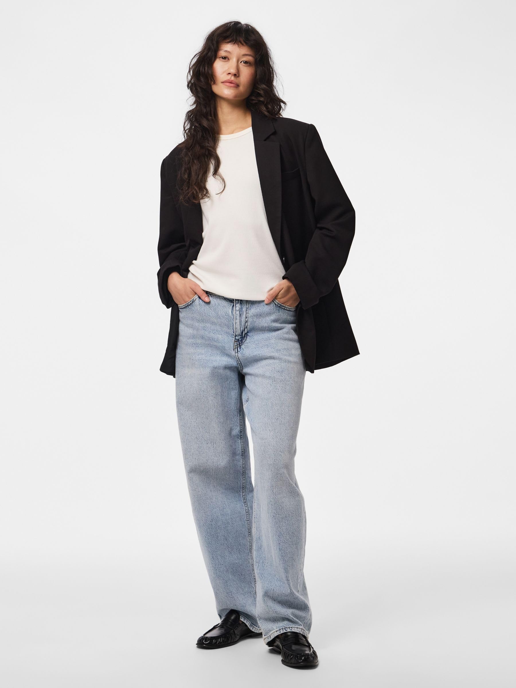 Pieces Pckamil blazer donna uso quotidiano vestibilità comoda