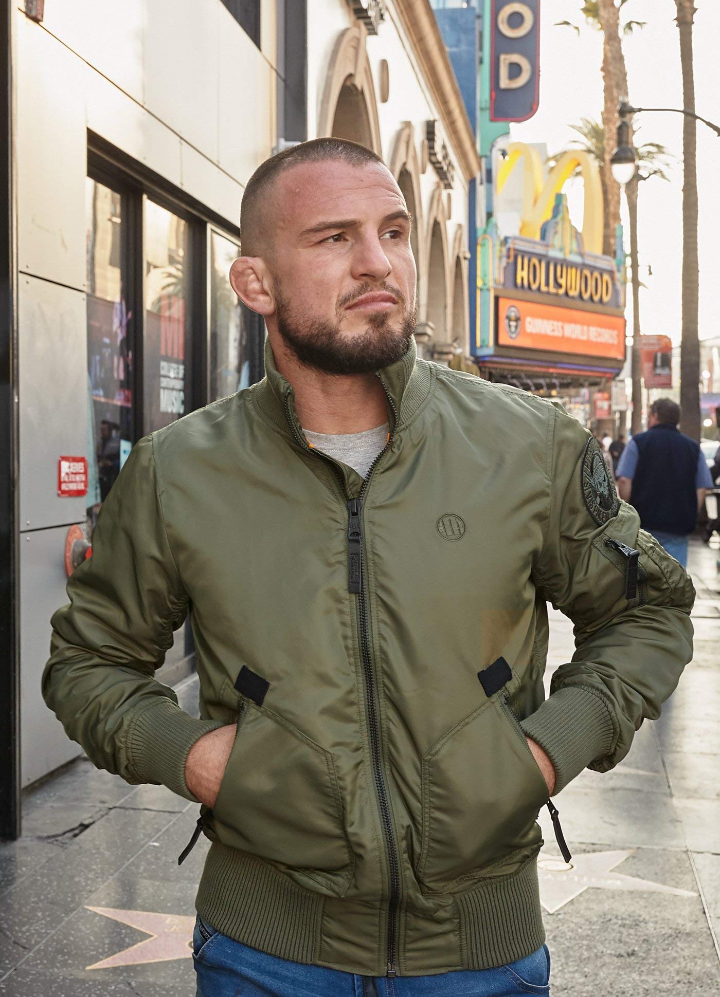 Pit Bull West Coast Centurion giacca olive XL antivento