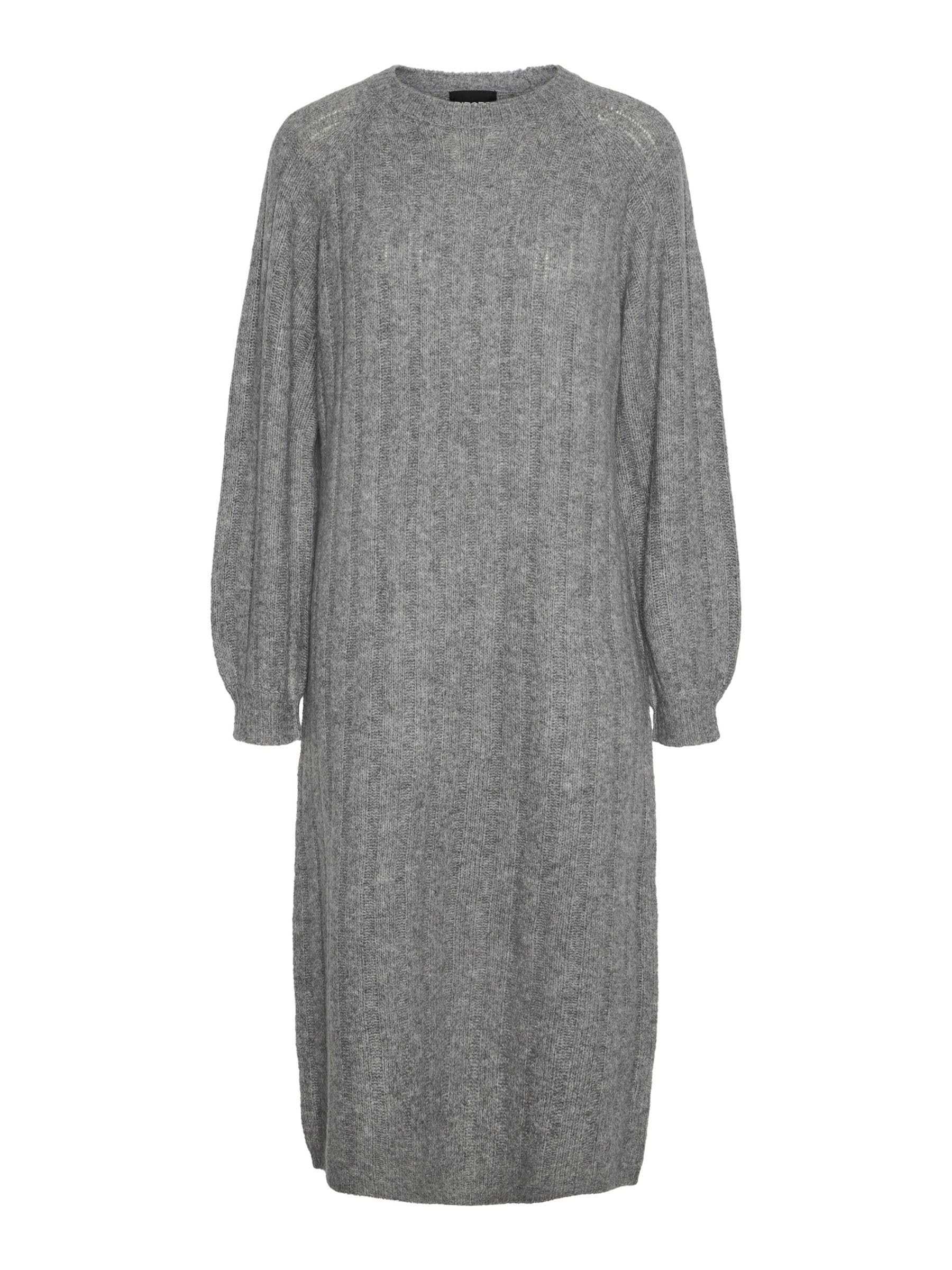 Pieces PCMaggy abito in maglia donna grigio melange