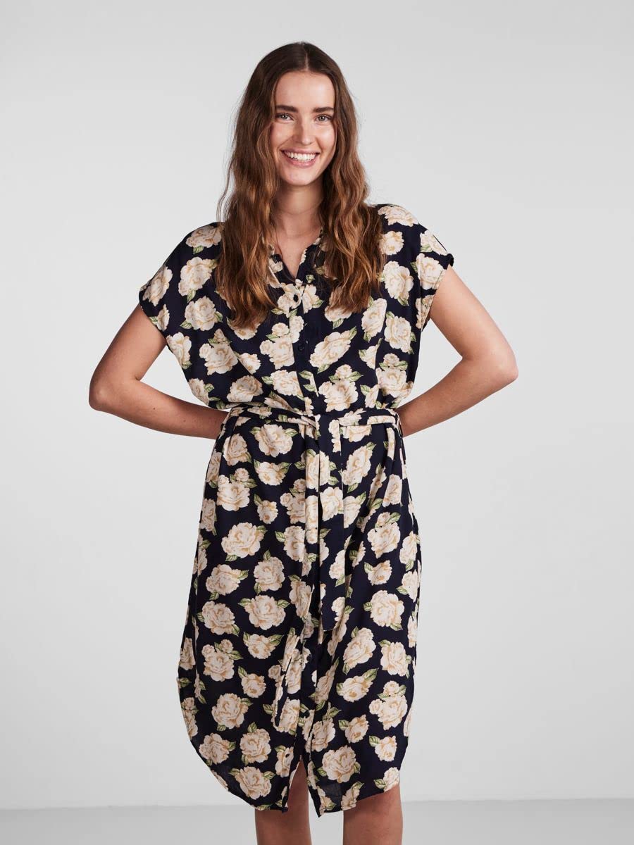 Pieces Pcnya SS Shirt vestito donna Sky Captain
