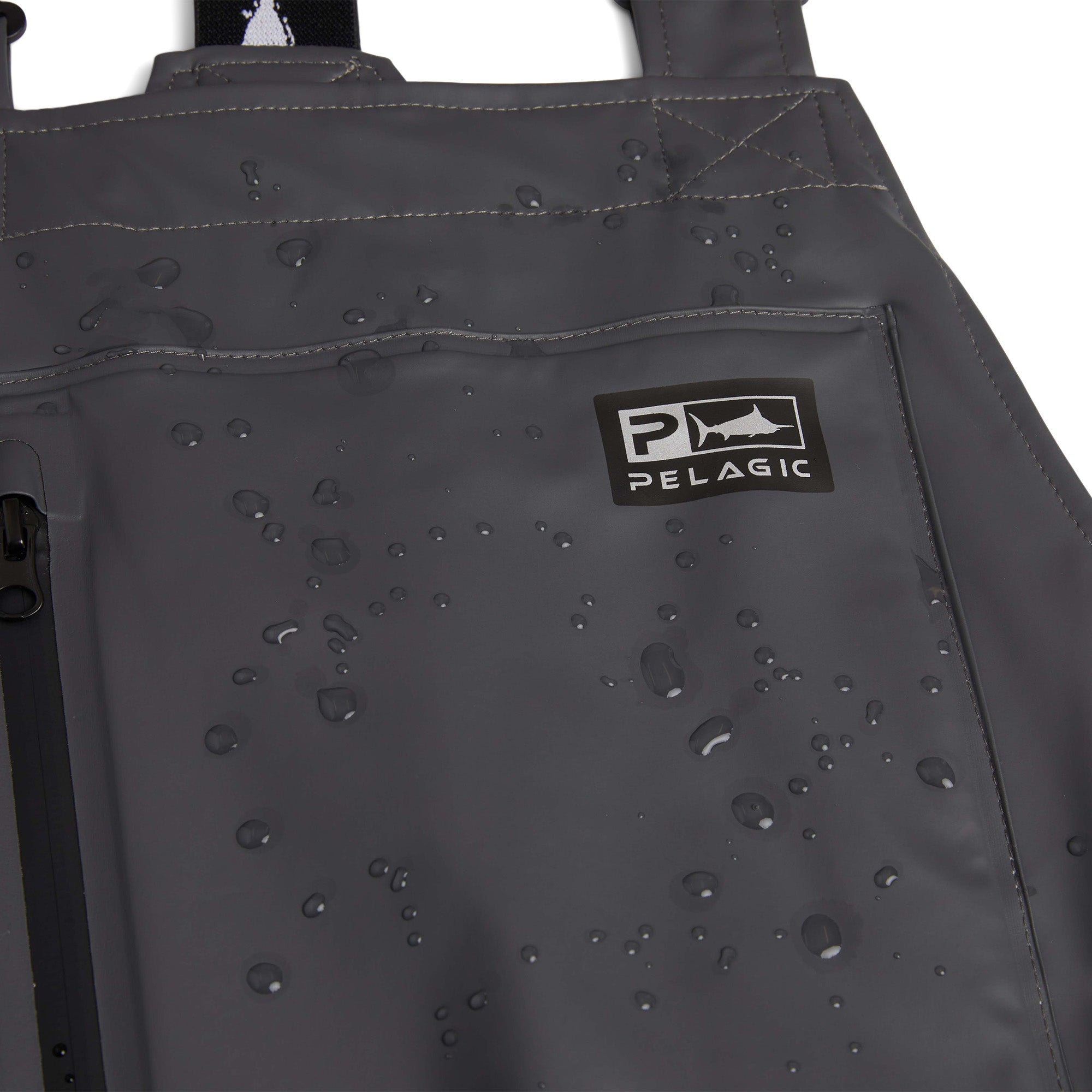 Pelagic Chubasco Bib salopette pesca Graphite impermeabile