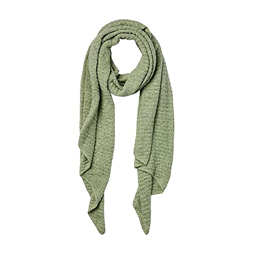PIECES Pcpyron sciarpa lunga donna verde oliva