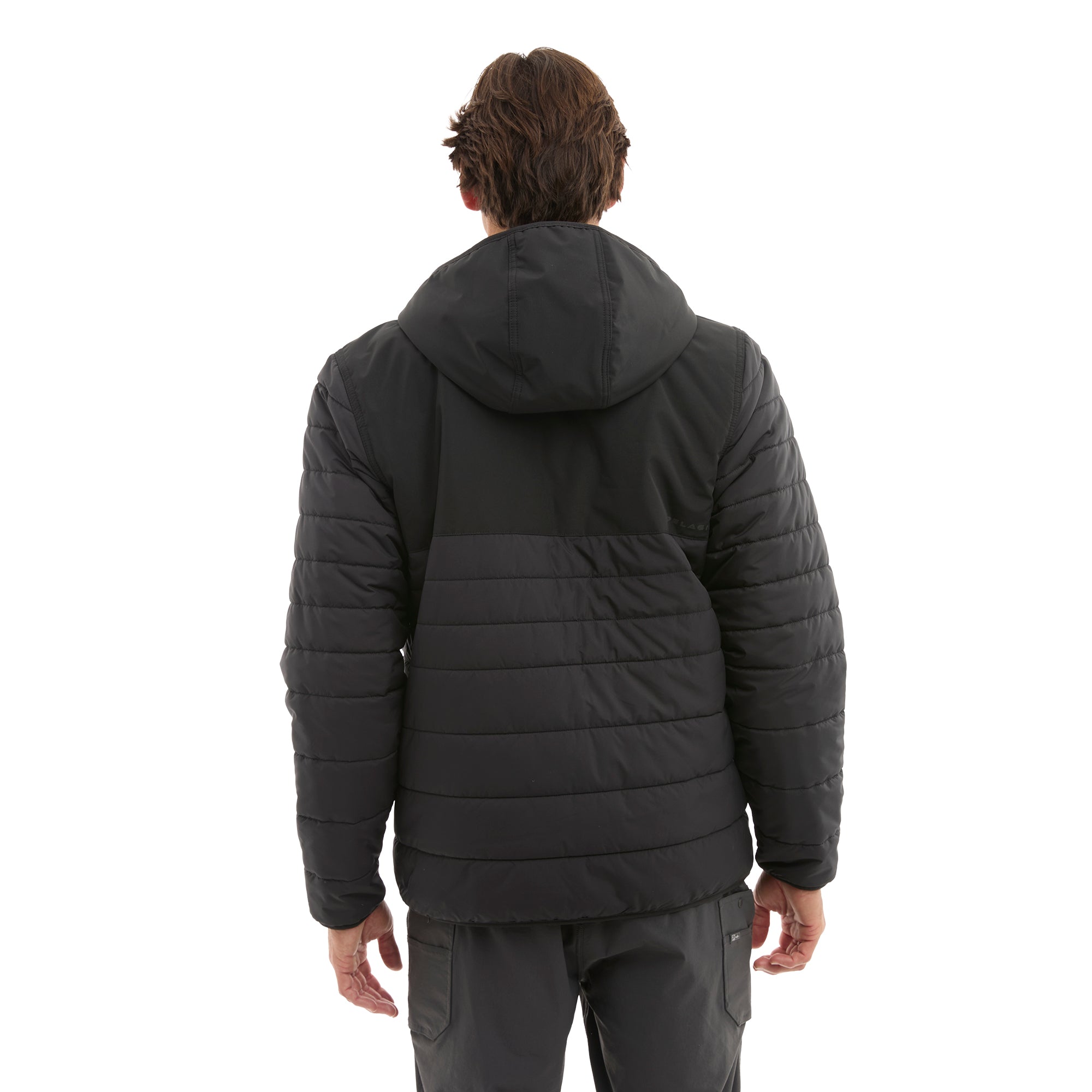 PELAGIC Cold Front giacca piumino uomo nero imbottito