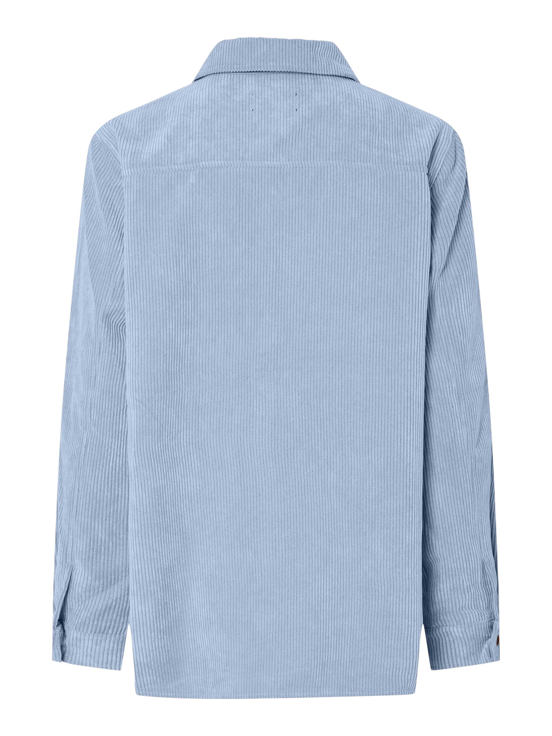 PIECES Pceffi LS Shirt Wvn Noos camicia XS blu manica lunga