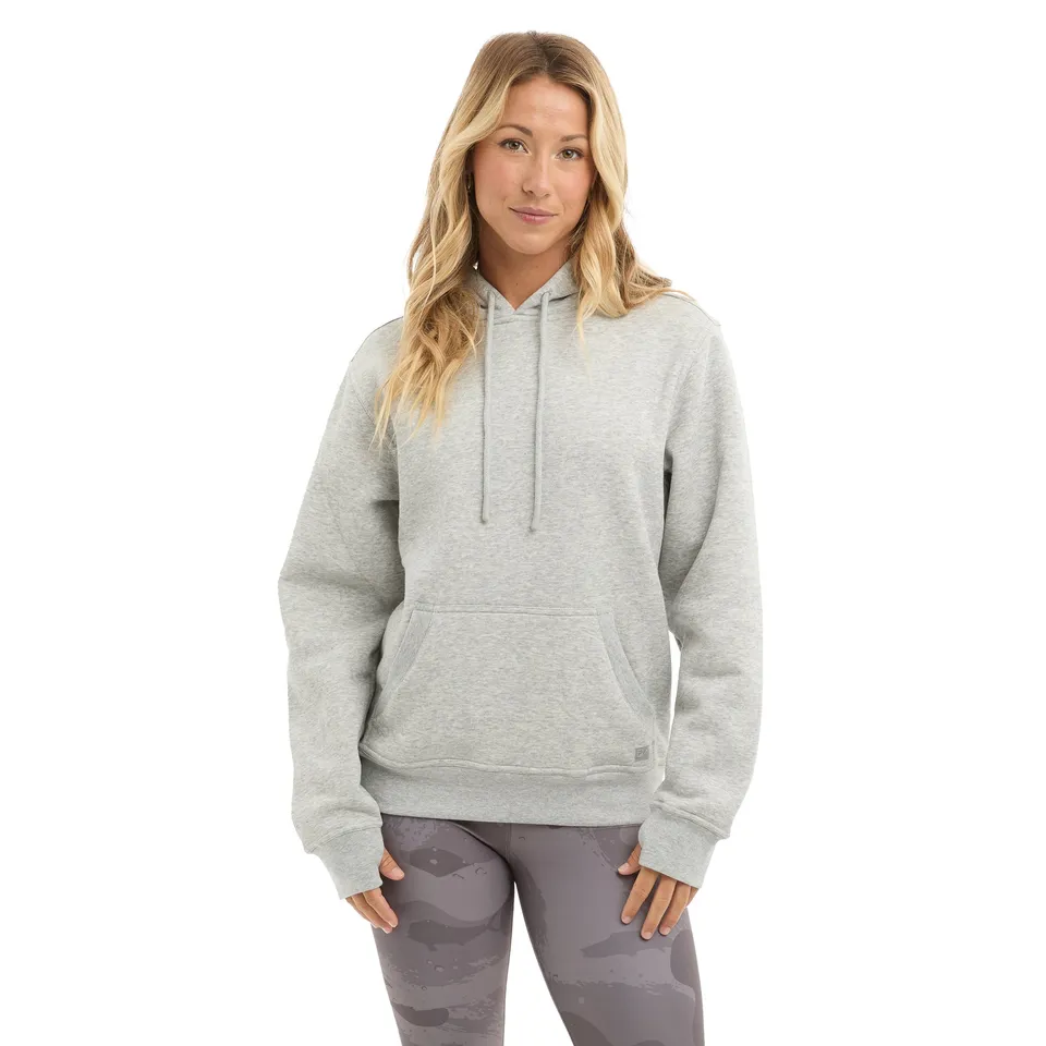 Pelagic Osborn felpa cappuccio donna grigio melange cotone