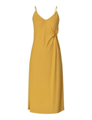 Pieces Pcanora Strap Midi Dress vestito donna S oro