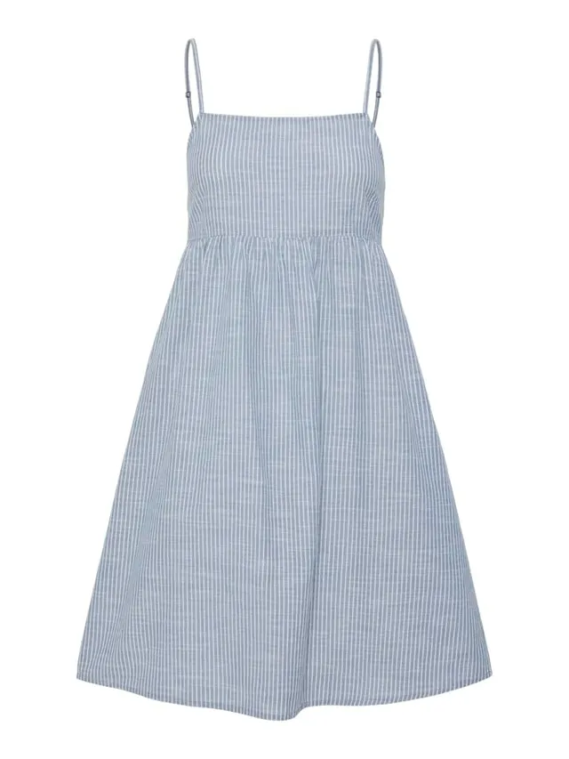 PIECES Pcapia Short Strap Dress vestito donna blu nautico righe