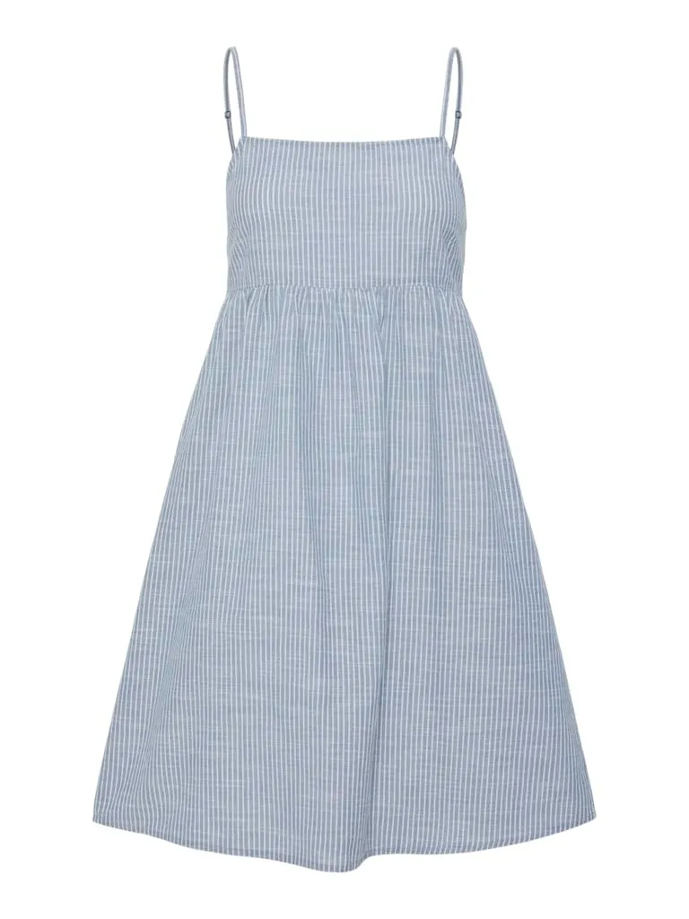 PIECES Pcapia Short Strap Dress vestito donna blu nautico righe