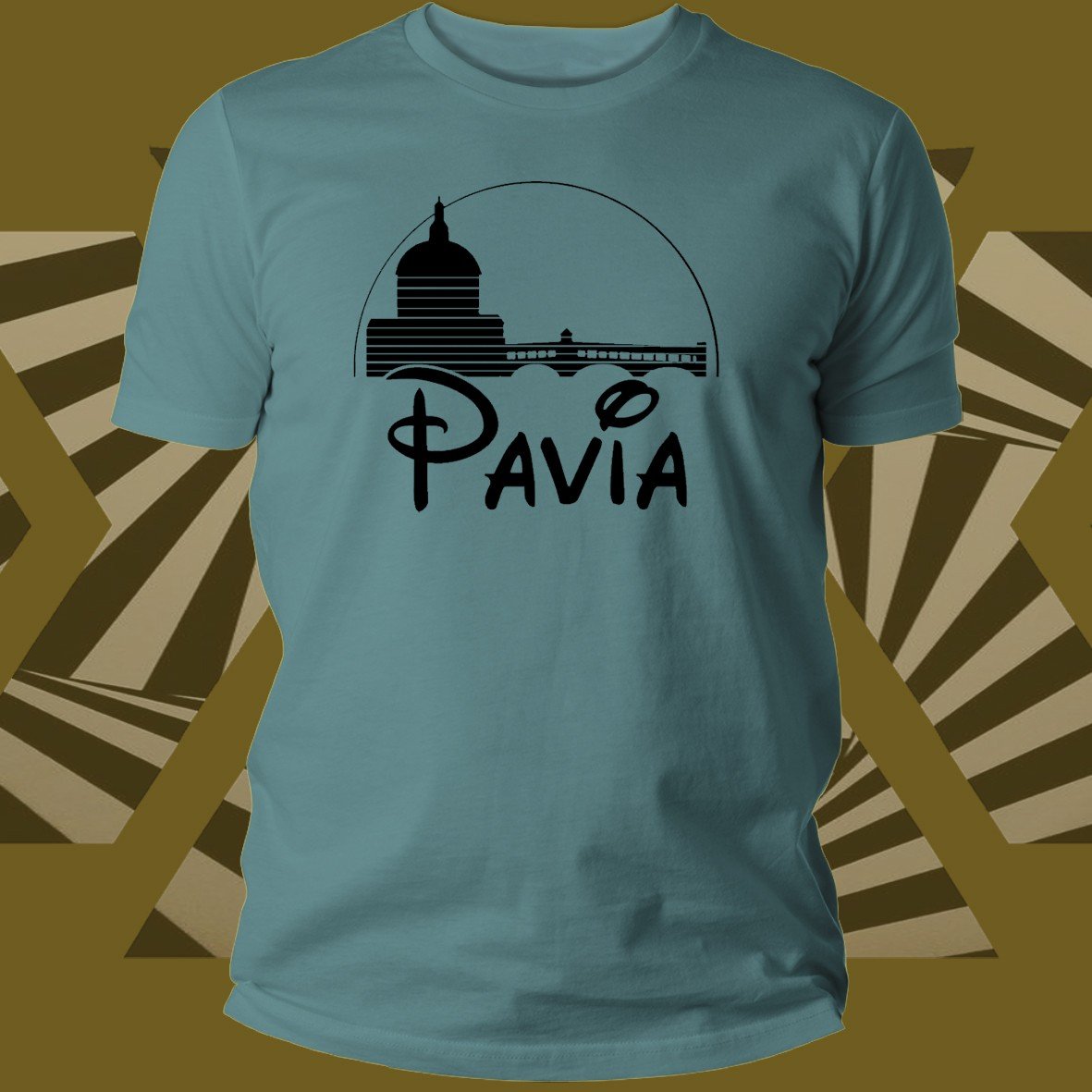 Matrix Music Store Pavia Pavialand T-shirt cotone unisex
