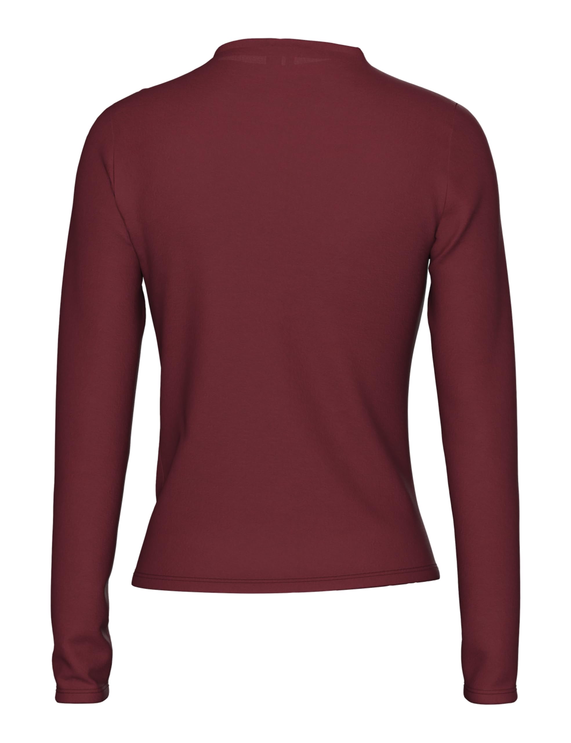 Pieces Pcmadison LS maglia drappeggiata manica lunga