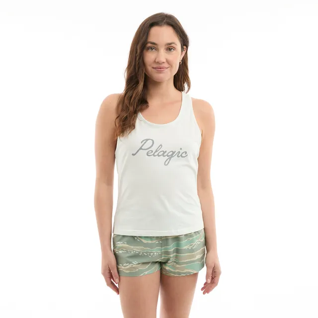 Pelagic Ws Lines In canotta donna Bone cotone organico
