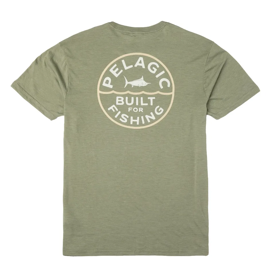 Pelagic Built maglietta uomo mangrove trib lend elastica