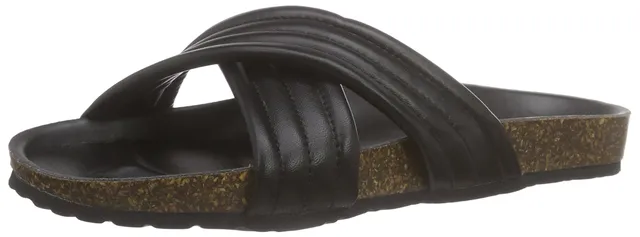 Pieces Pstahi ciabatte donna nero 41 pelle sughero