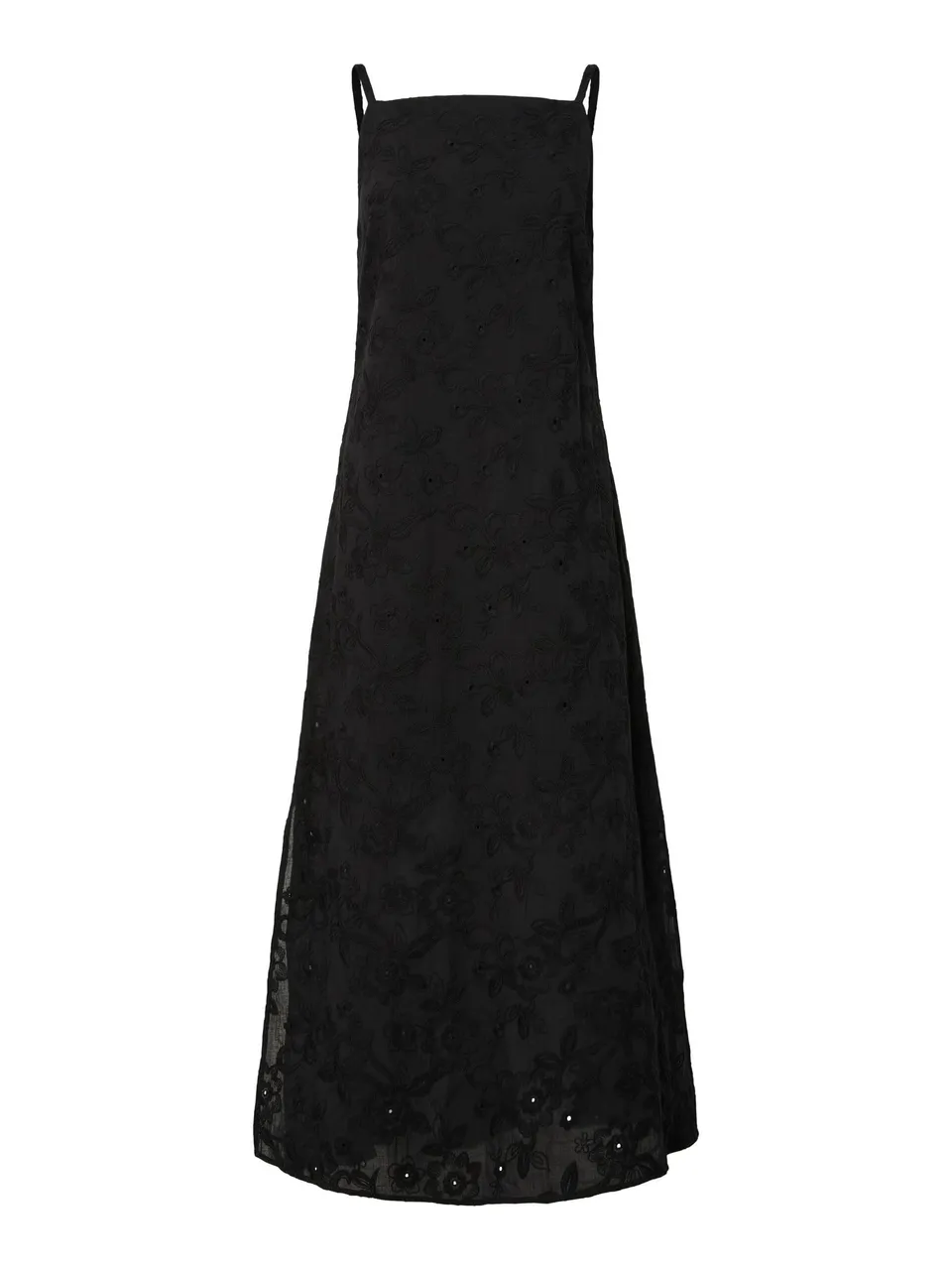 Pieces Pcginger SL Ankle Dress abito lungo smanicato