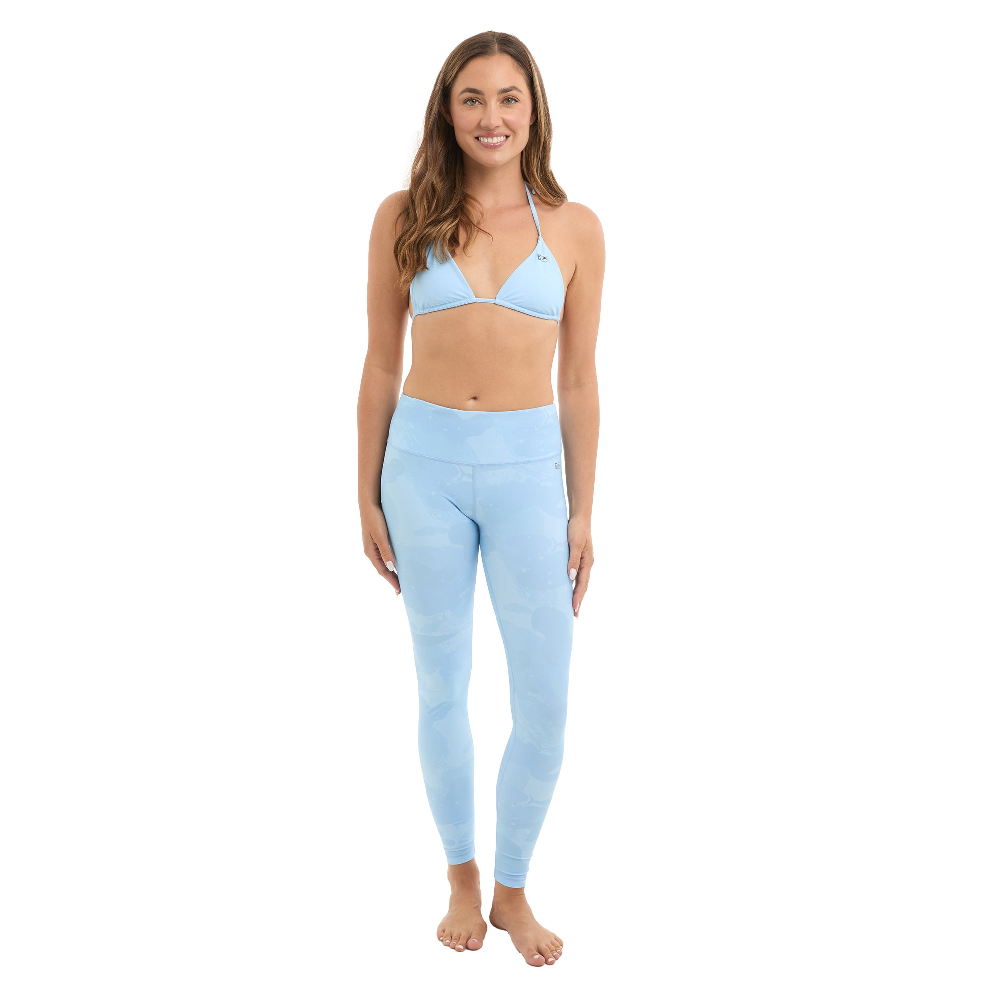 Pelagic Maui leggings donna pesca light blue traspiranti